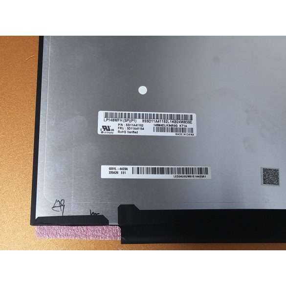 LP140WFH-SPP1 LG Philips LCD 14,0" SLIM FHD IPS 30pin matt (Near bezel)