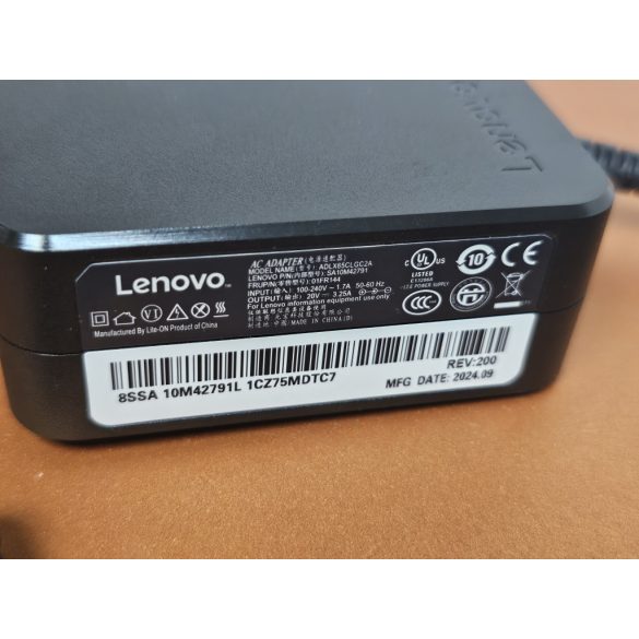 OEM gyári laptop töltő Lenovo 65W / 20V 3,25A / 4,0mm-1,7mm