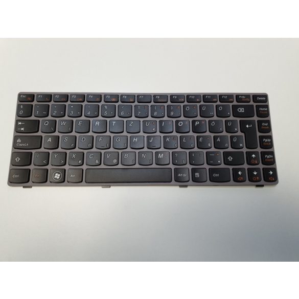 LV07 - klaviatúra magyar HU, fekete (IdeaPad G480 G485 Z380 Z480 Z485)