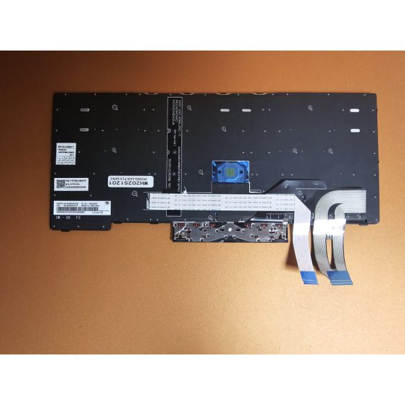 LV10B - klaviatúra magyar HU, szürke világító Thinkpad E480 E490 L380 L390 L480 L490 T480s T490 T14 Gen 1 Gen 2, P14s Gen 1 Gen 2