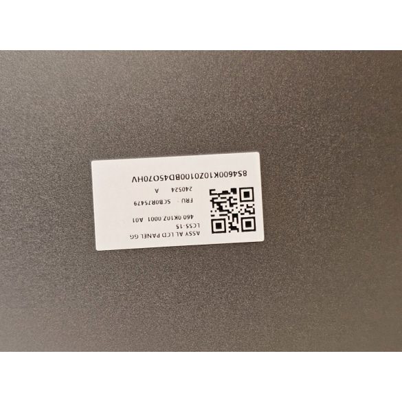 Lenovo Ideapad Flex 5-15IIL05 5-15ITL05 5-15ALC05 kijelző fedlap (szürke)