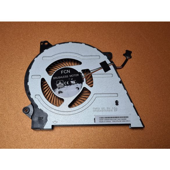 LV27 - CPU hűtő ventilátor Ideapad Flex 5-14ARE05, Flex5-14IIL05, Flex5-15IIL05   (DFS5K121154918) 