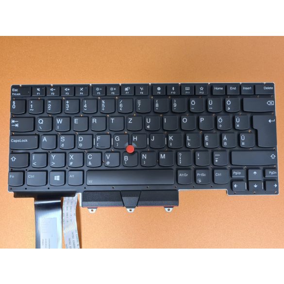 LV30 - klaviatúra magyar HU, világító fekete ThinkPad E14 Gen1 és E14 Gen2 