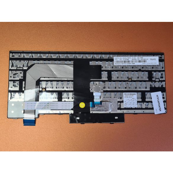 LV35 - klaviatúra angol UK, fekete Thinkpad T470, T480, A475, A485
