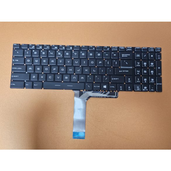 MSI01 - klaviatúra angol US, fekete világító MSI GE72 GE62 WS60 GS60 GS70 GT72 GP62 GP72 GT73VR GS72 GL62VR GE72VR 
