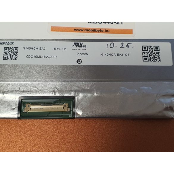N140HCA-EAE Chimei Innolux LCD 14,0" SLIM FHD IPS 30pin matt (Near bezel)