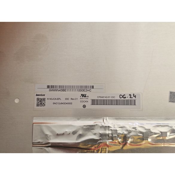 N140JCA-EFL Chimei Innolux LCD 14" SLIM FHD 30 pin matt Near bezel