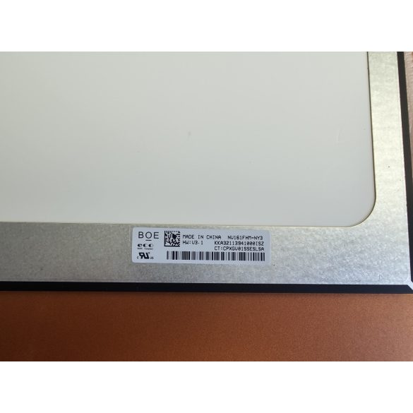 NV16FHM-NY3 BO Hydis LCD 16,1" SLIM FHD IPS 40 pin eDp matt (Near bezel) 144Hz