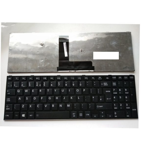 TB06 - klaviatúra angol UK, fekete (Satellite C50-B, C50D-B, C55-B, C55D-B, Tecra A50-C, Z50-C)