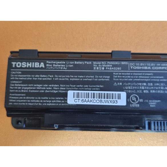 Green Cell akku Toshiba Satellite C850 C855 C870 L850 L855 / 10,8V 48WH