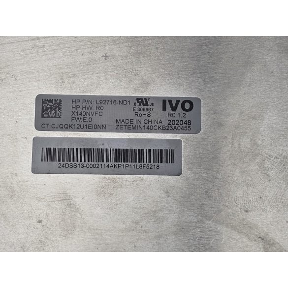 X140NVFC R0 IVO LCD 14" SLIM FHD 30 pin matt Near bezel